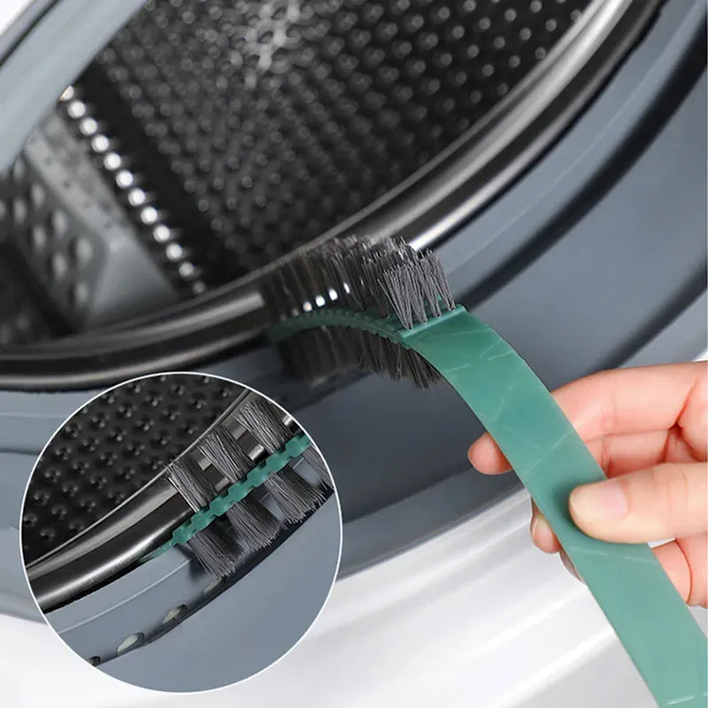Brosse de nettoyage en profondeur pour lave-linge à manche extra-long et poils en éponge - Image 1