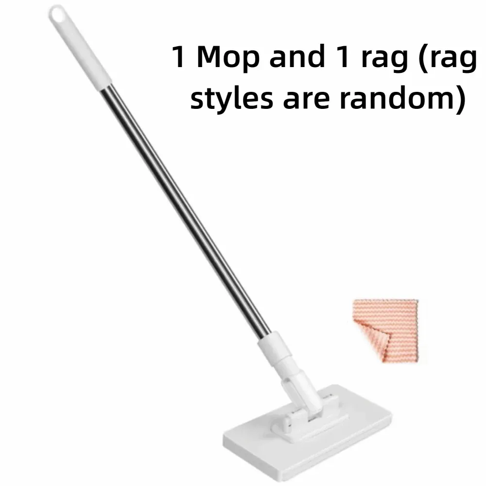 Nouveau - Lot de 3 chiffons réutilisables pour balai à tête rotative à 360°, serpillière mains libres anti-poussière, sans lavage, pour la maison 8