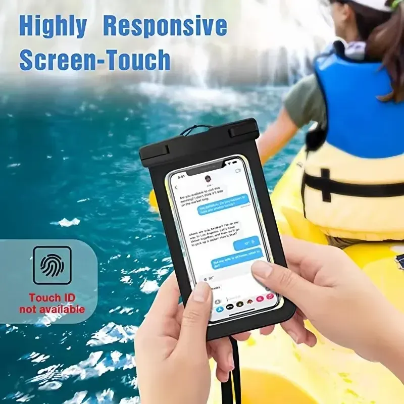 Étui étanche universel IPX8 pour smartphone, protection natation, compatible iPhone 15 et 14, Samsung, Oppo et Vivo 3