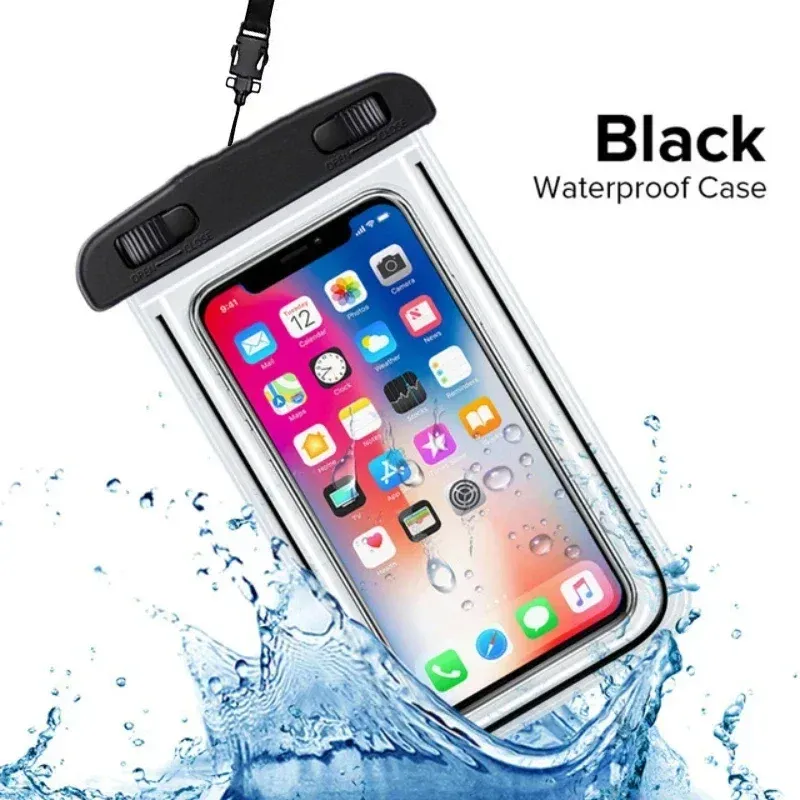 Étui étanche universel IPX8 pour smartphone, protection natation, compatible iPhone 15 et 14, Samsung, Oppo et Vivo - Image 1