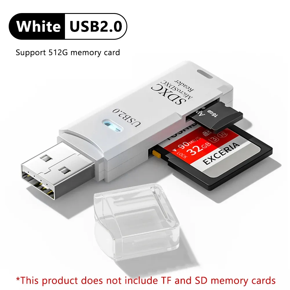 Lecteur de cartes USB 3.0 2 en 1 pour cartes microSD et TF, haute vitesse 9
