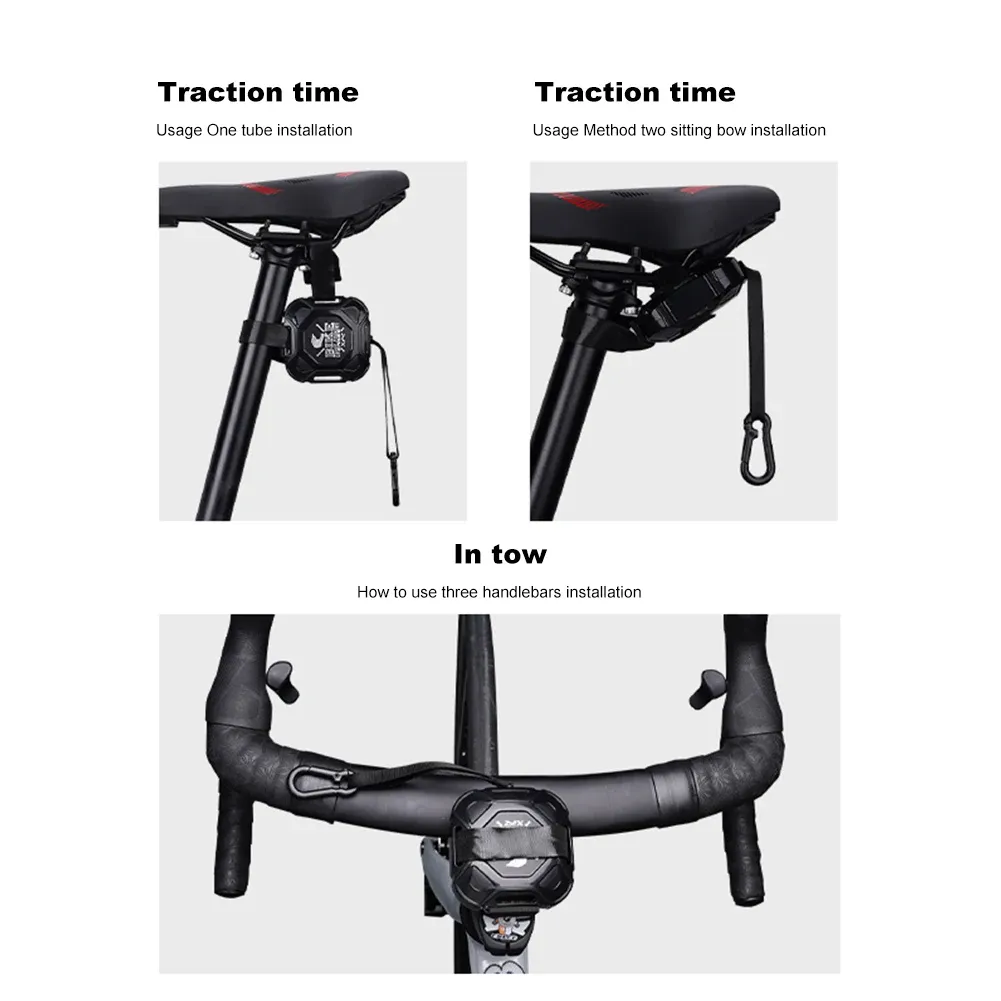 Sangle de remorquage portable pour enfants, laisse parent-enfant rétractable pour vélo 5