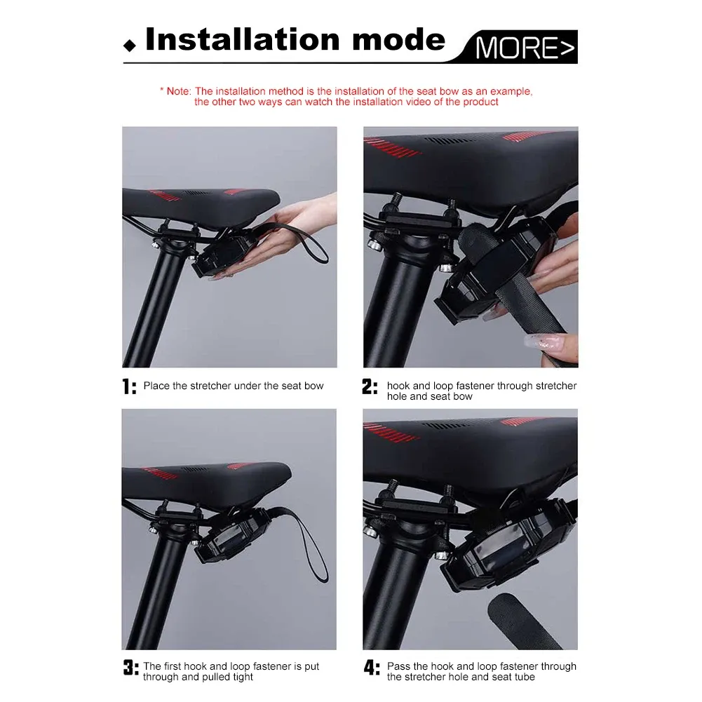 Sangle de remorquage portable pour enfants, laisse parent-enfant rétractable pour vélo 6