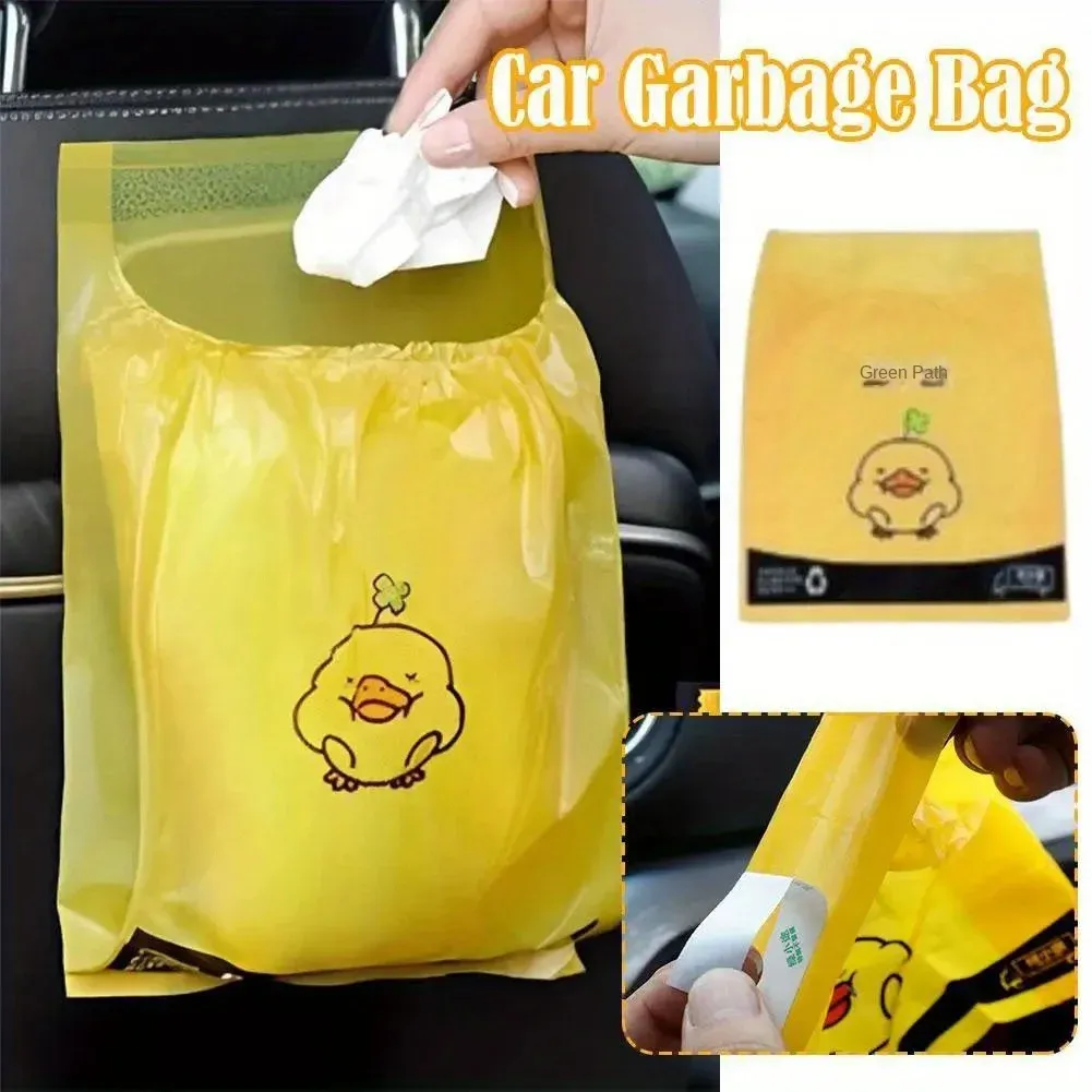 Sac poubelle adhésif pour voiture, vue détaillée