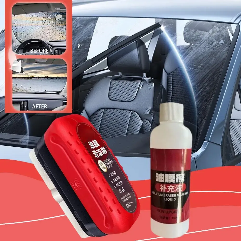 Détail du nettoyant pour film d'huile automobile