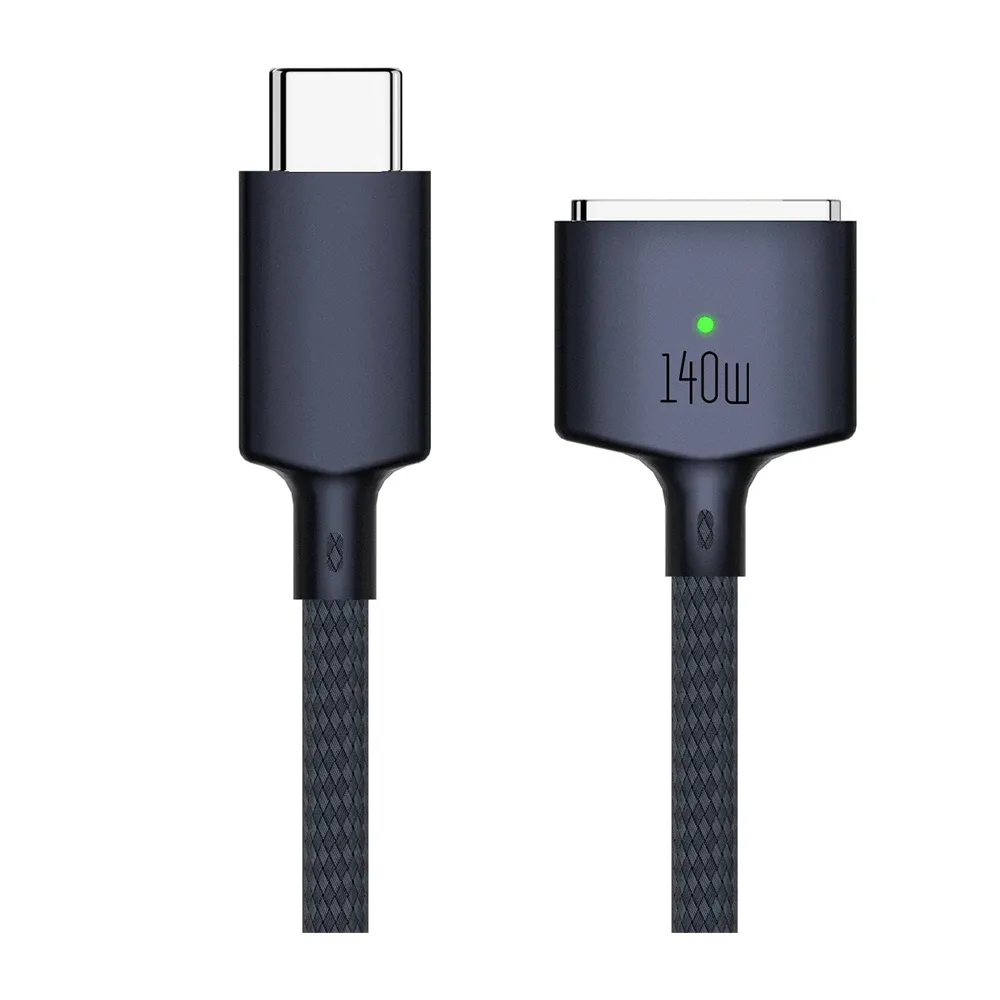 Câble de charge magnétique USB-C vers MagSafe 3 , 140 W, 200 cm (78,7 po), compatible PD, pour MacBook Pro et MacBook Air 1