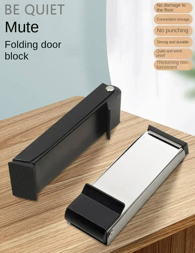 Butoir de porte de sécurité en métal au design épuré