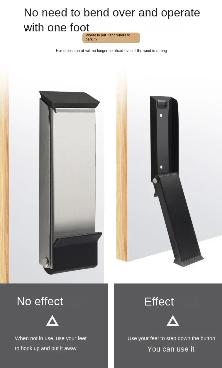 Butoir de porte en situation dans un intérieur