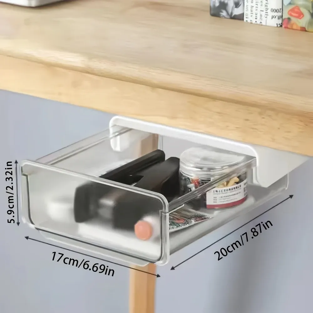 Tiroir de bureau en situation d'utilisation