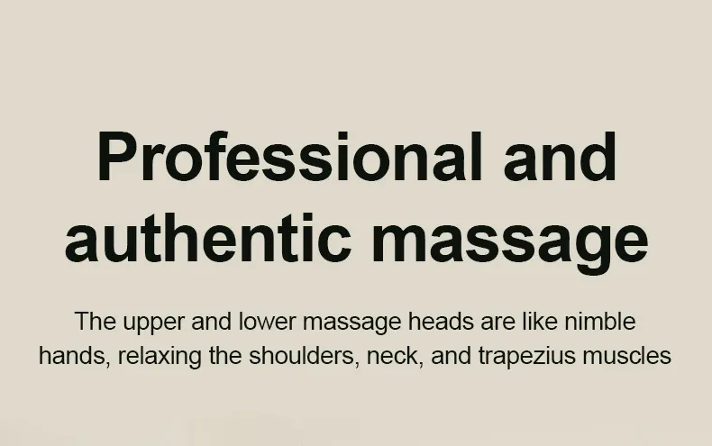 Masseur de cou dans un cadre de vie quotidien