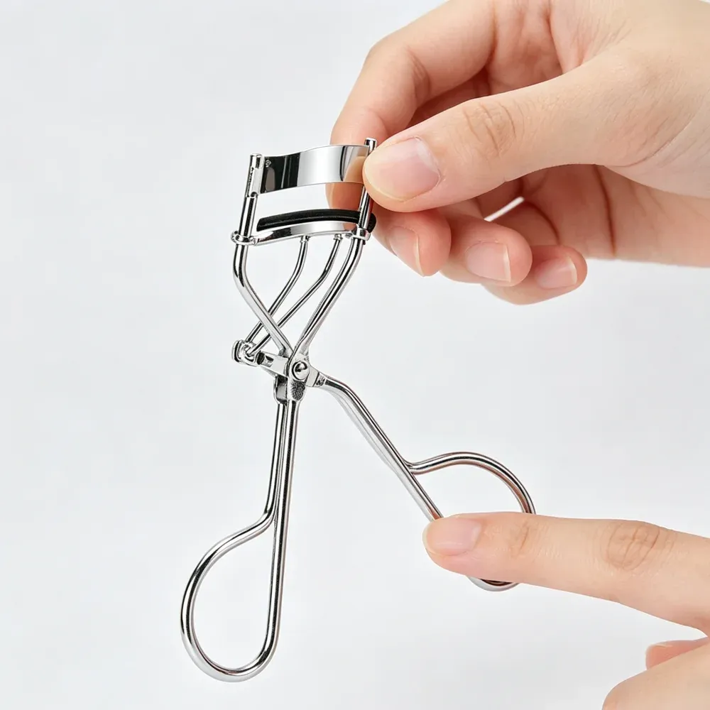 Recourbe-cils en acier inoxydable pour des cils naturellement recourbés, accessoire pour salon et application de maquillage des yeux au quotidien 6