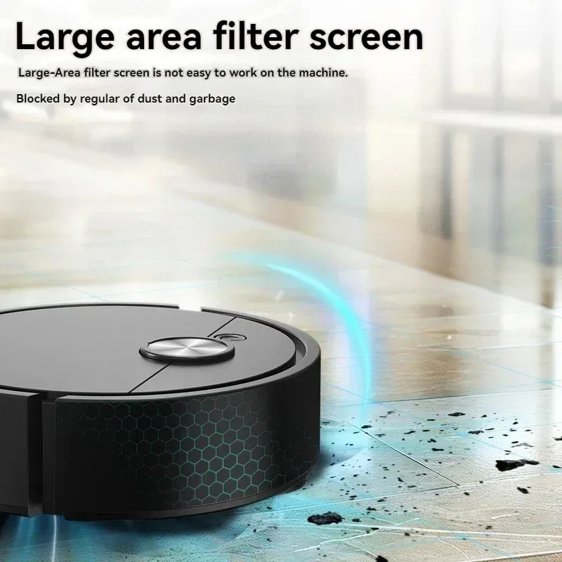 Robot aspirateur balayeur automatique 5 en 1 intelligent pour la maison, mini machine de nettoyage avec chargeur USB 6
