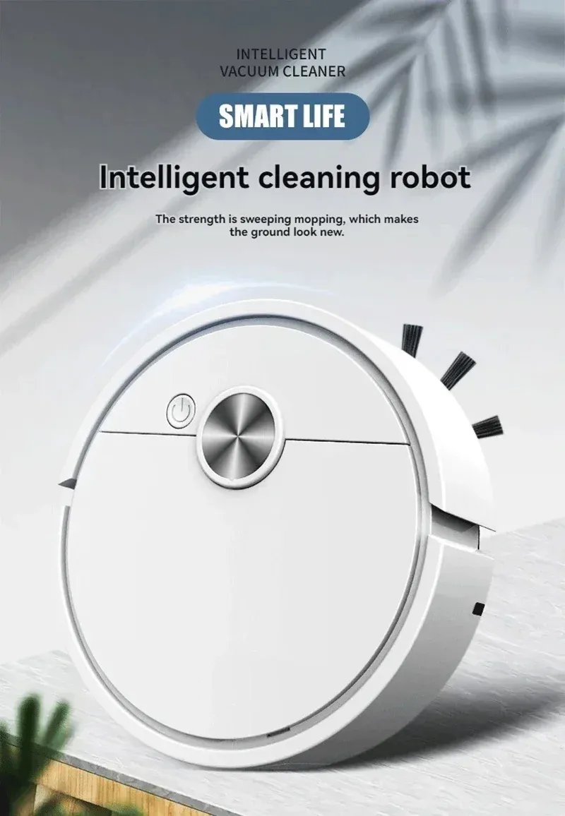Robot de nettoyage intelligent 3 en 1, vue principale