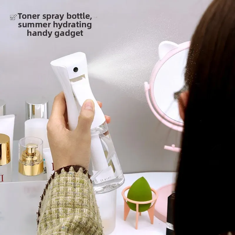 Bouteille pulvérisatrice à brume fine rechargeable, atomiseur anti-fuite pour nettoyage, soins de la peau, salons de coiffure, plantes, jardinage, maison et voiture 4
