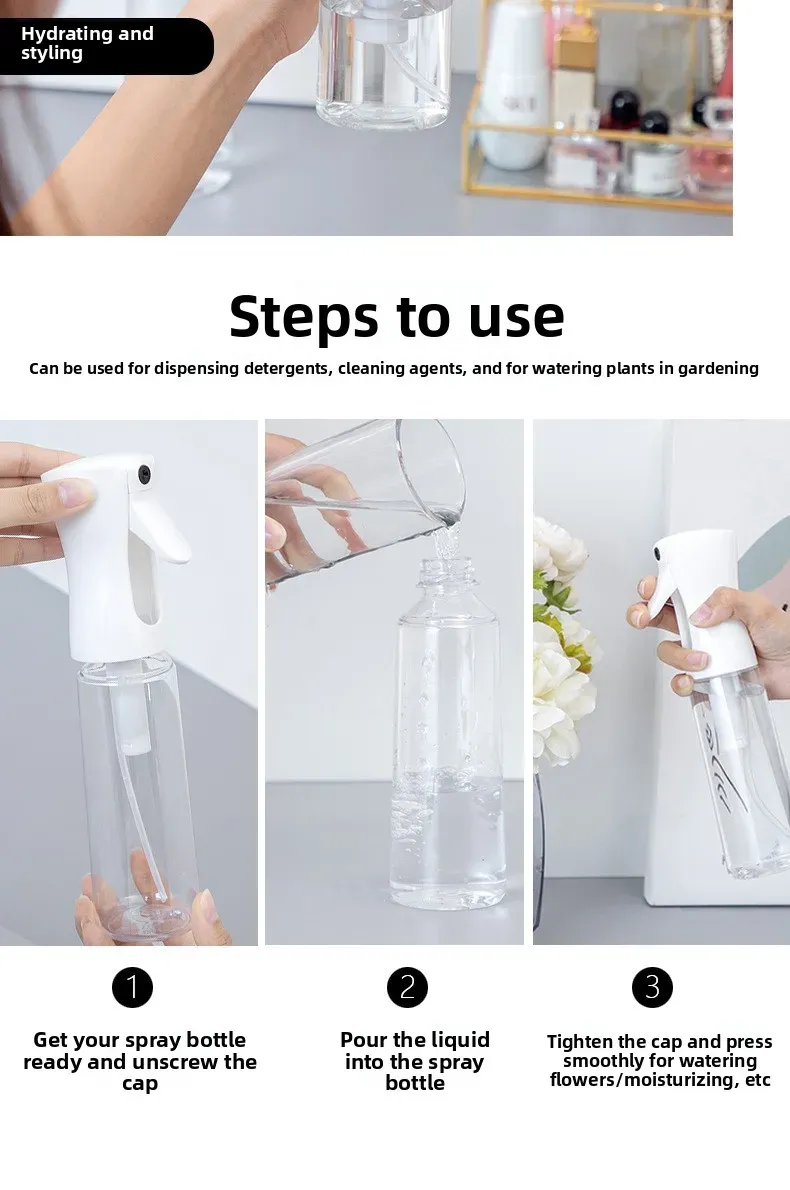 Pulvérisateur rechargeable pour soins et entretien