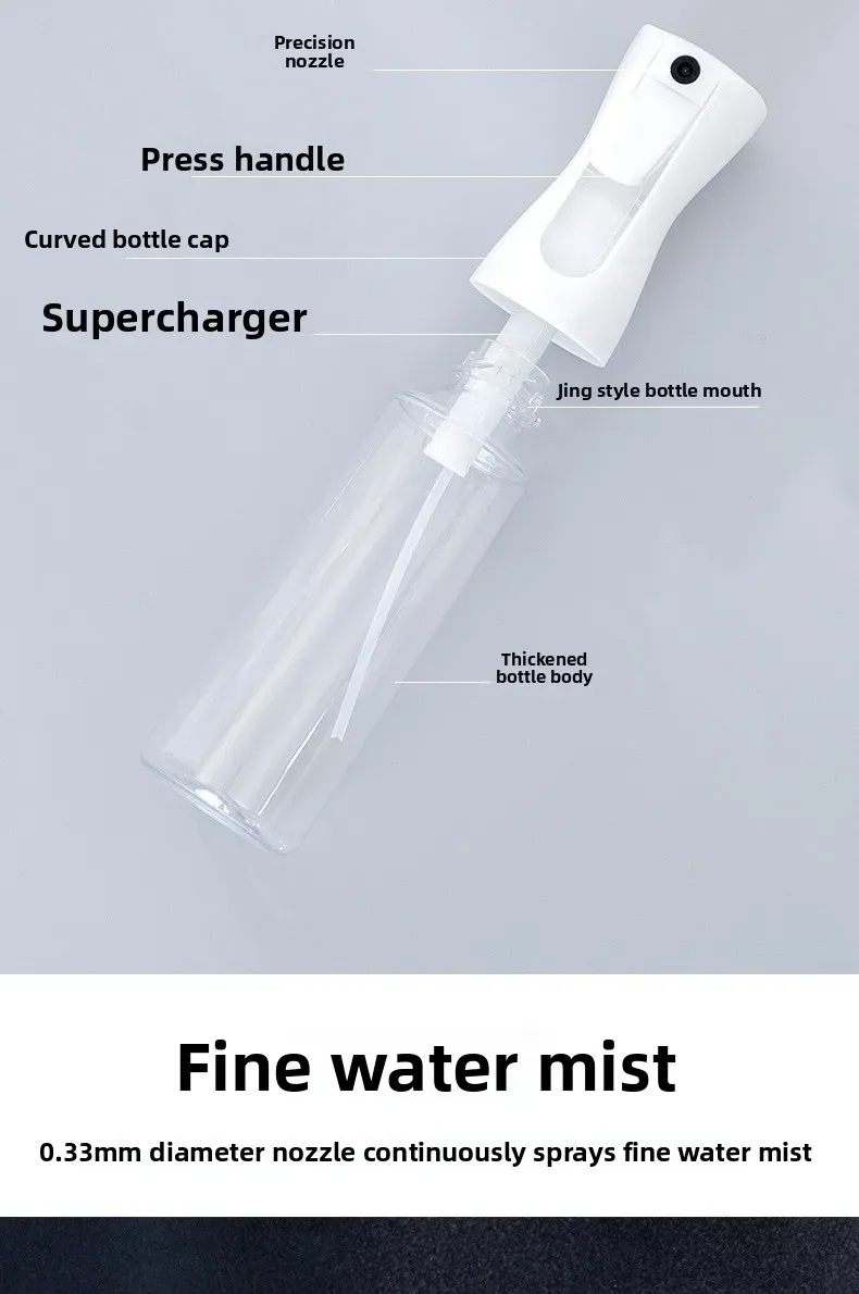 Bouteille pulvérisatrice rechargeable, vue de détail