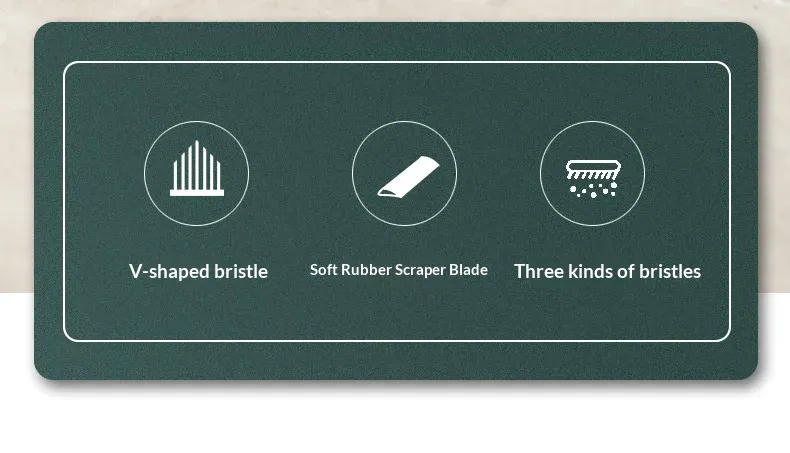 Brosse de nettoyage en utilisation sur carrelage