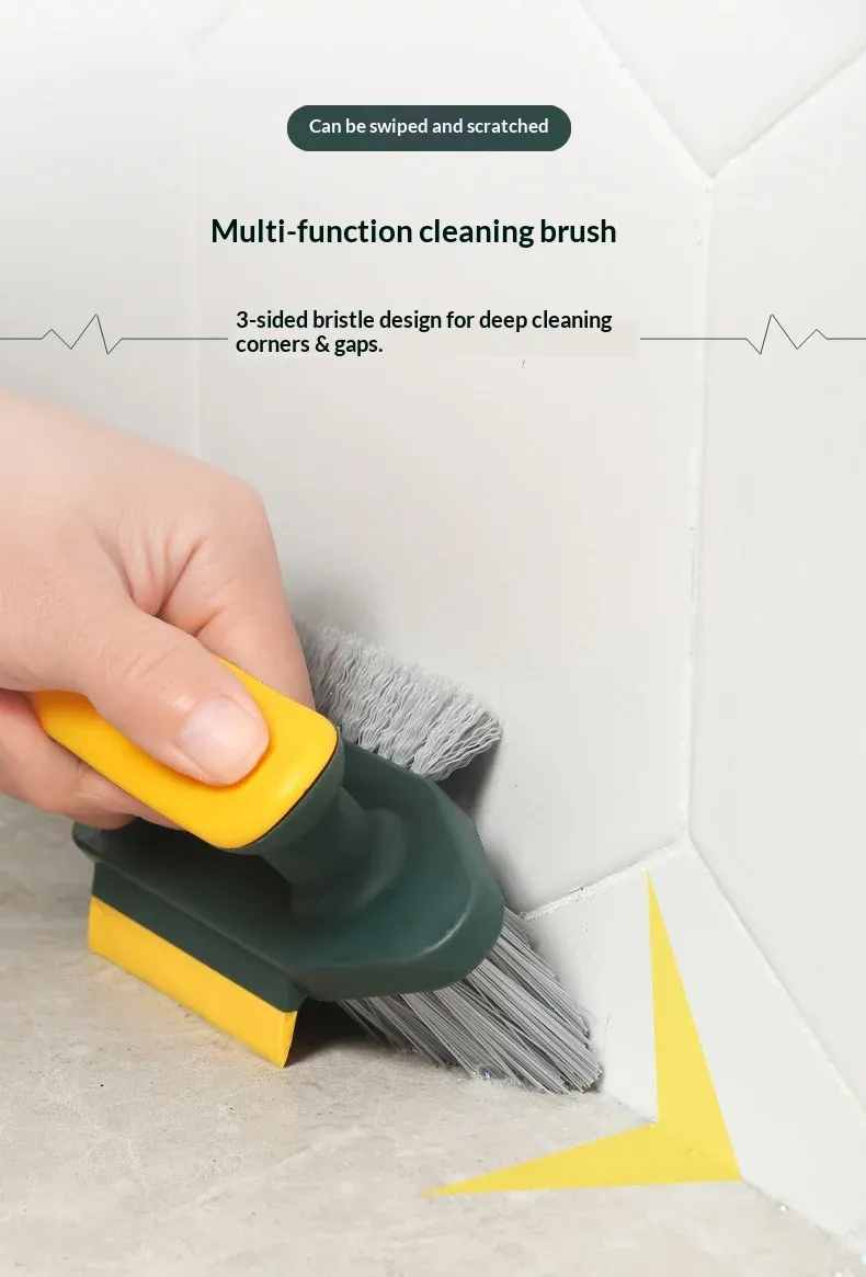Vue d'ensemble de la brosse de nettoyage 3-en-1