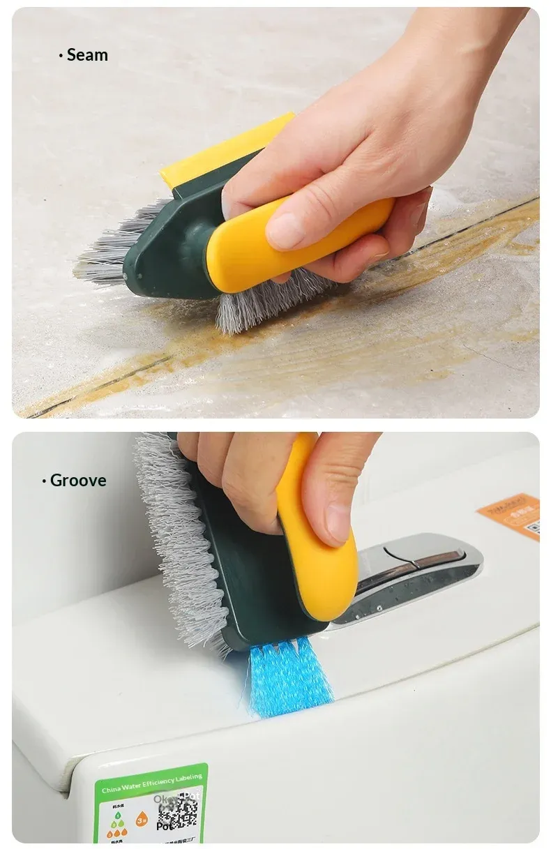 Brosse de nettoyage multifonctionnelle en situation