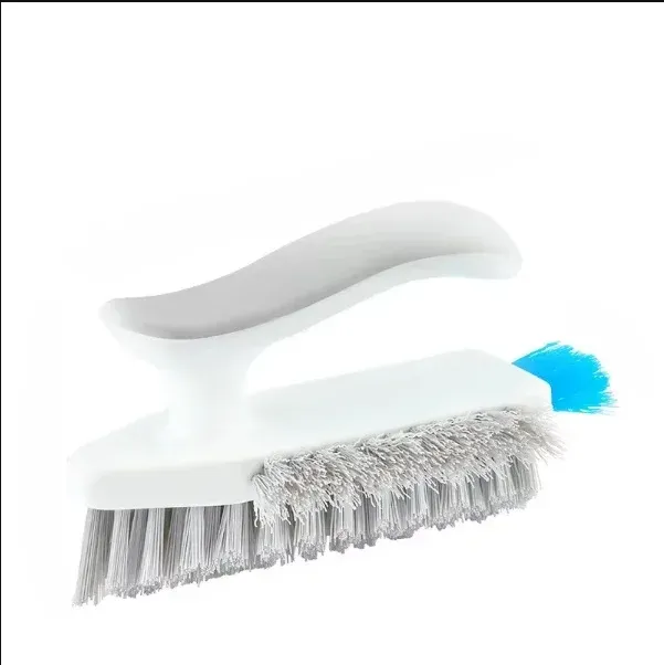 Brosse de nettoyage 3-en-1 pour joints et interstices, brosse à poils durs pour carrelage de salle de bain et de cuisine 7