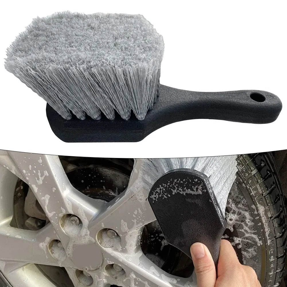 Brosse de nettoyage de pneus, finition