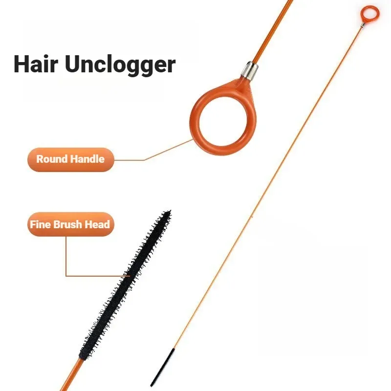 Outil flexible de nettoyage de canalisations pour cheveux et débris : éviers, salles de bain, cuisines, baignoires et douches 4