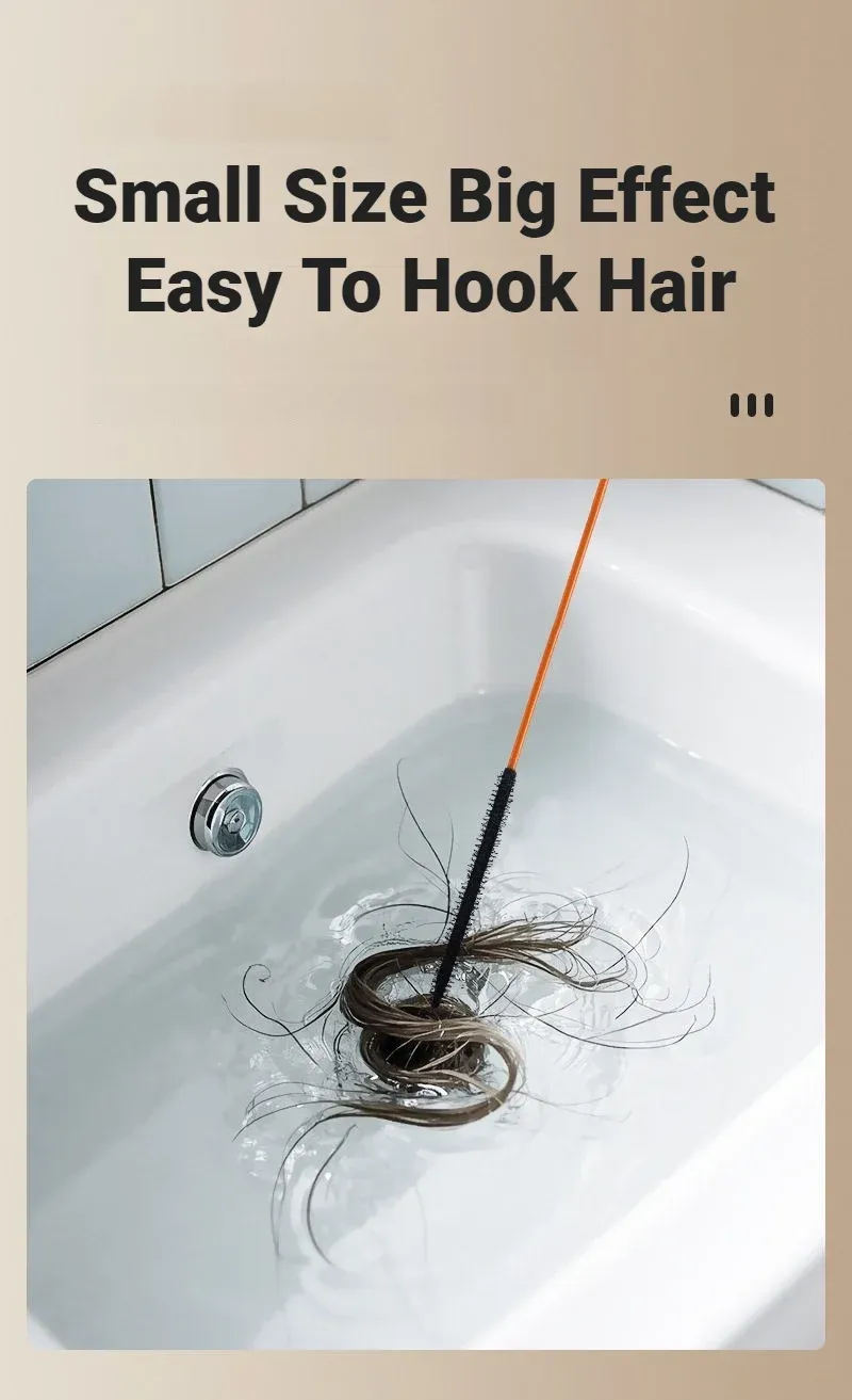 Outil compact accrochant les cheveux