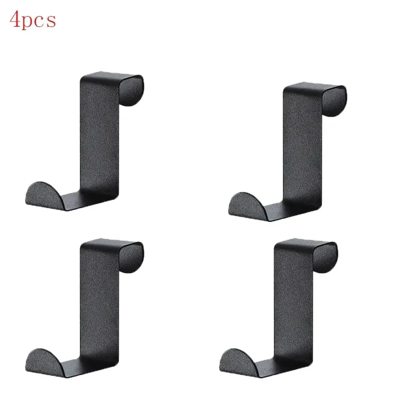 Crochet de porte multifonction en acier inoxydable pour vêtements, cuisine, chambre et salle de bain 7
