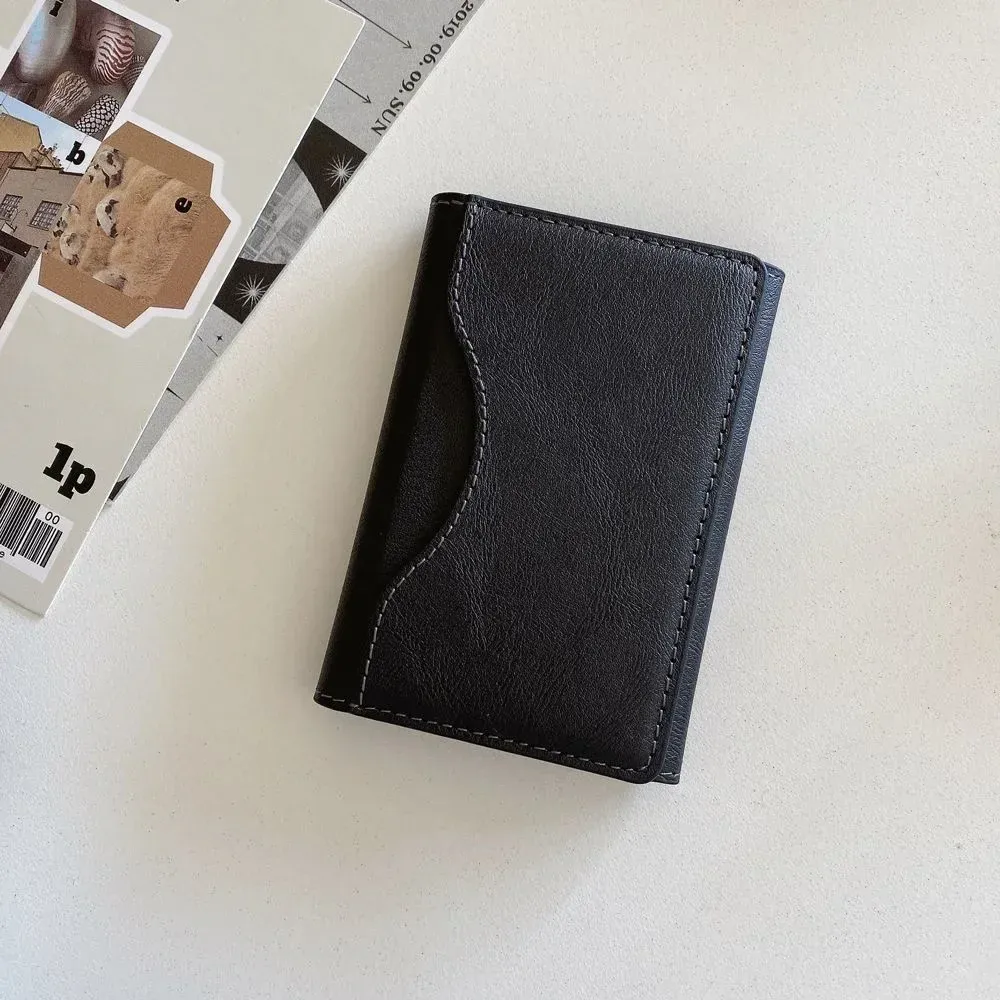 Portefeuille pliant magnétique avec porte-cartes en cuir PU pour iPhone 12 Plus, 13, 14, 15 et 16 Pro Max, compatible MagSafe 11