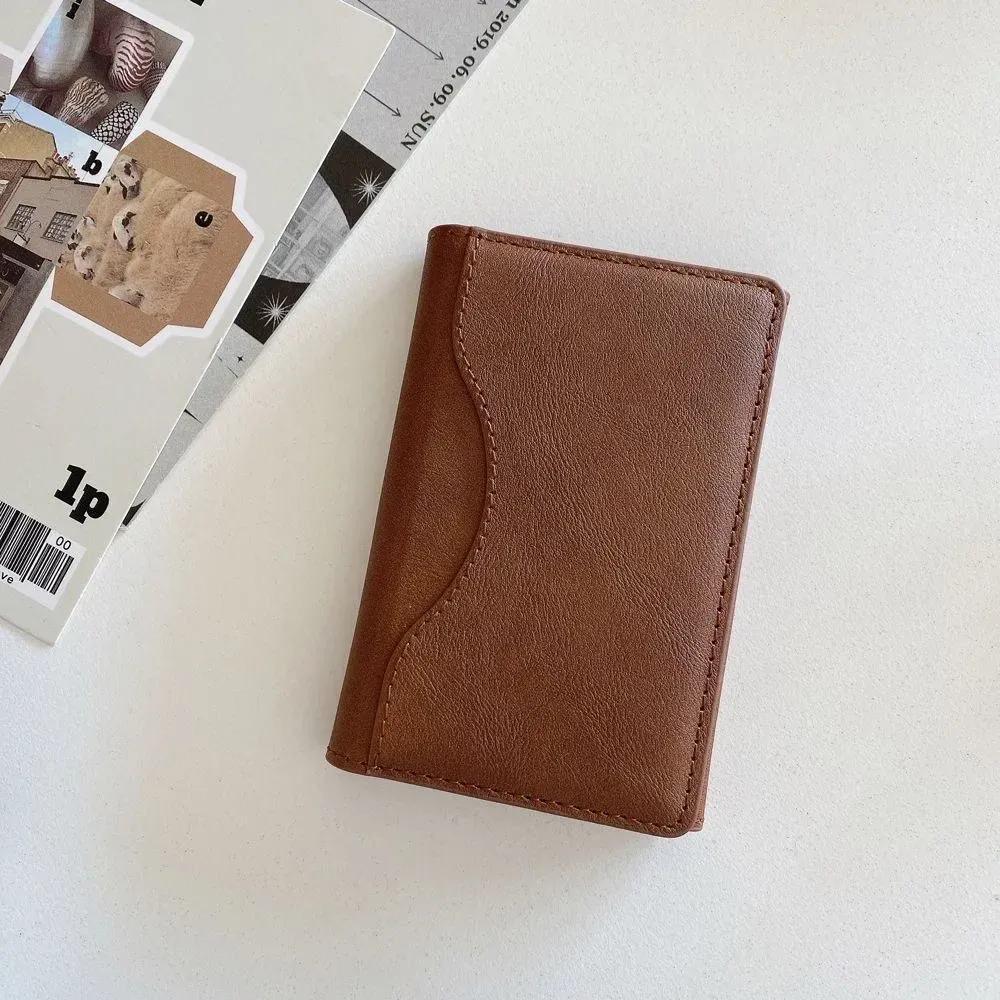 Portefeuille pliant magnétique avec porte-cartes en cuir PU pour iPhone 12 Plus, 13, 14, 15 et 16 Pro Max, compatible MagSafe 10