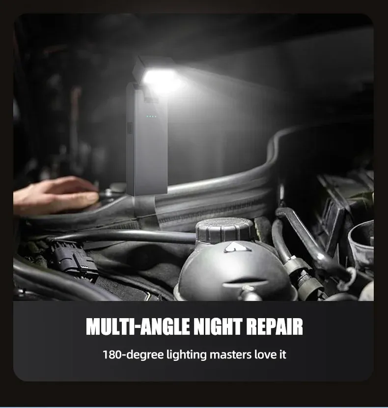 Lampe de travail magnétique, utilisation nocturne