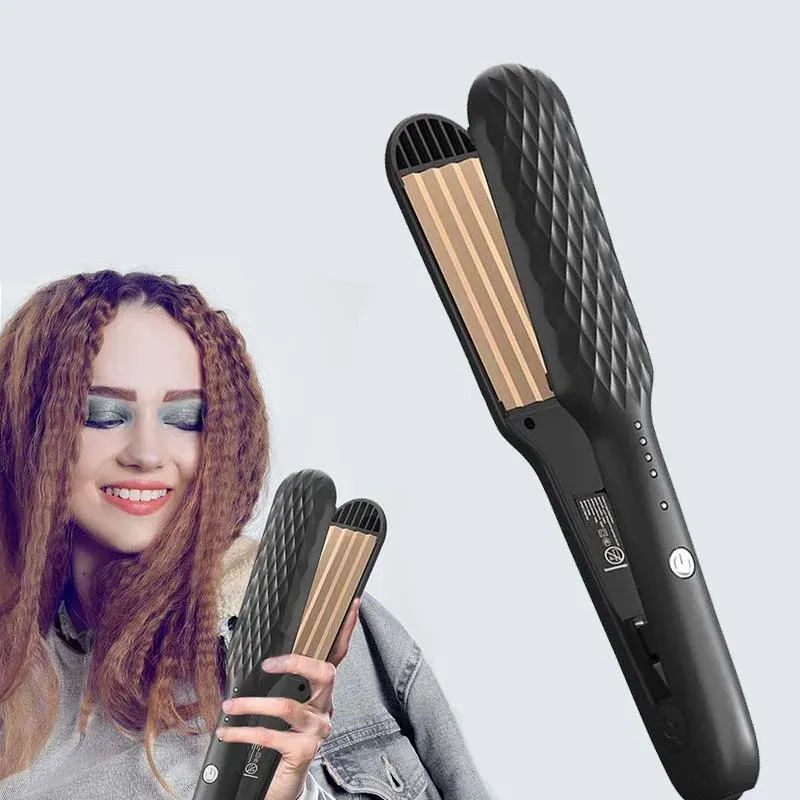 Fer à lisser 3D professionnel multifonction, pour lissage, bouclage et volume
