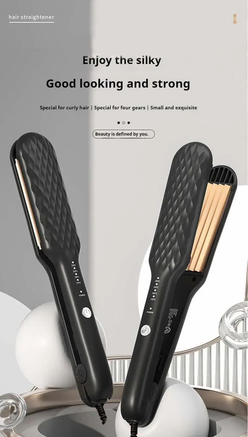 Démonstration de coiffure avec le fer 3D