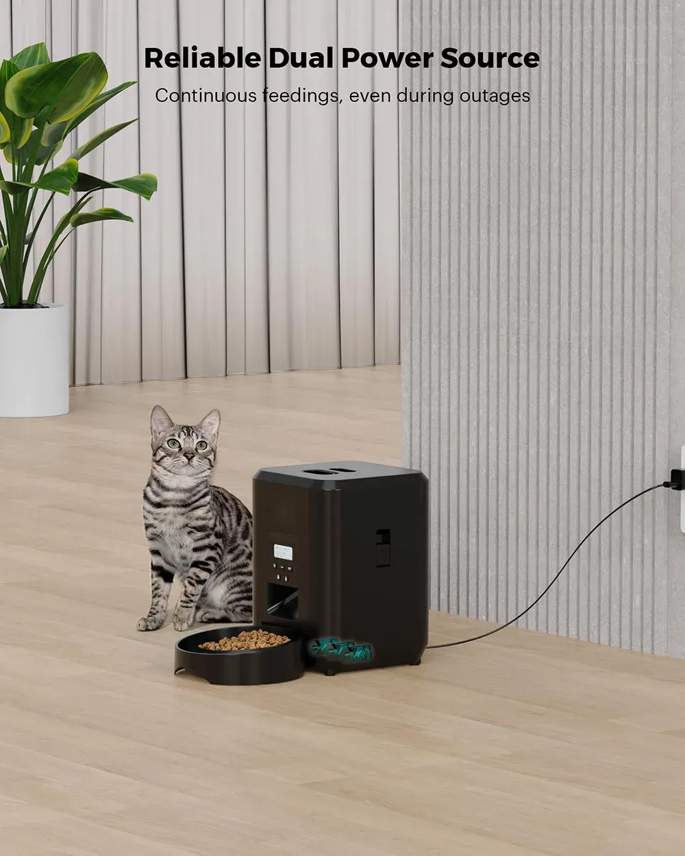 Distributeur automatique pour animaux de compagnie, finitions
