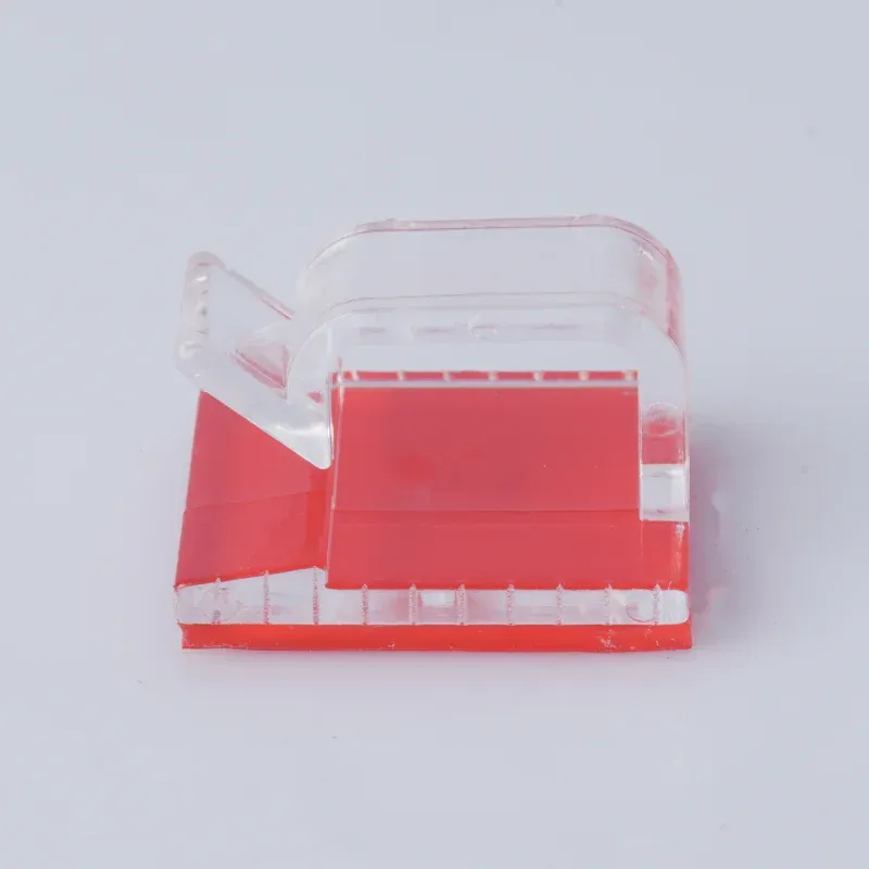Lot de 50 ou 100 clips adhésifs transparents en acrylique pour câbles, organisateurs de fils résistants pour la maison et le bureau 3