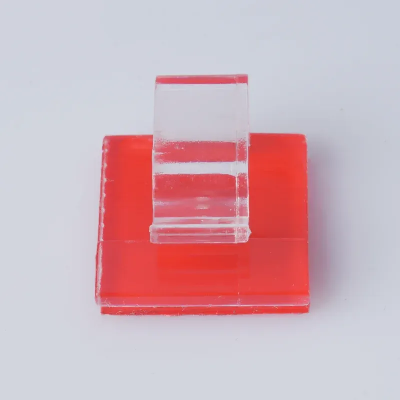 Lot de 50 ou 100 clips adhésifs transparents en acrylique pour câbles, organisateurs de fils résistants pour la maison et le bureau 2