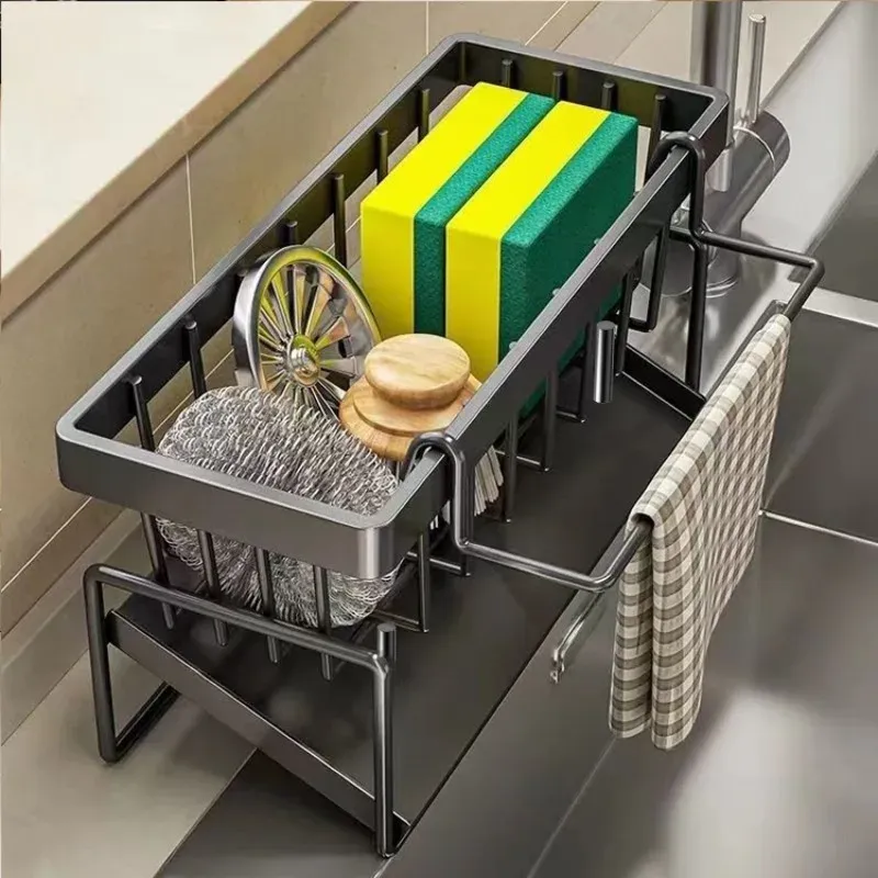 Porte-éponge de cuisine avec crochet de suspension 3