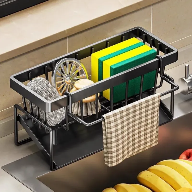 Porte-éponge de cuisine avec crochet de suspension