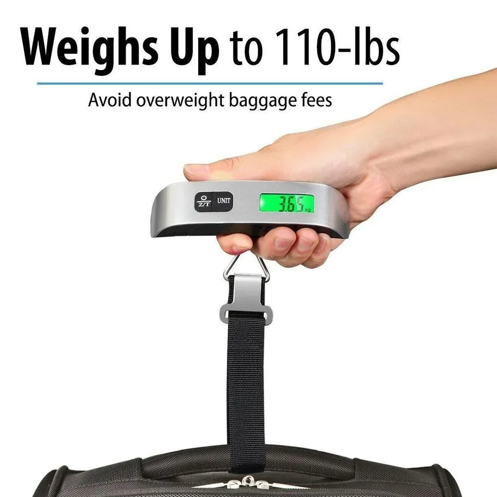 Balance électronique portable à bagages, écran LCD