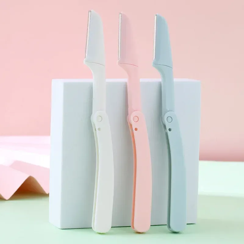 3 pièces rasoir de sourcils épilateur facial pour femmes, couteau de poche profilateur de sourcils 8