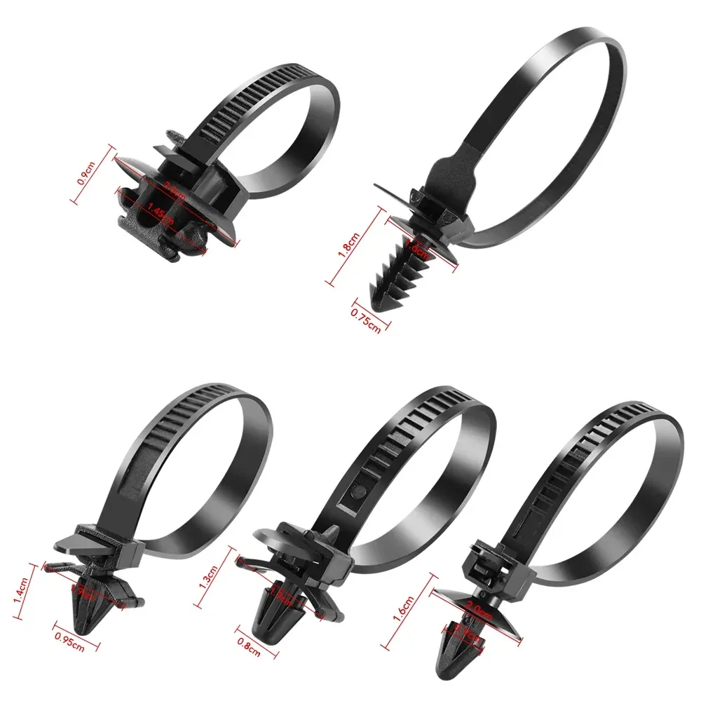 Le title is already in French, so I'll produce a clean, professional French version without the keyword stuffing.

Clips de fixation pour câble en nylon pour automobile, lot de 25, serre-câbles autobloquants avec sangle de fixation pour tuyau 2
