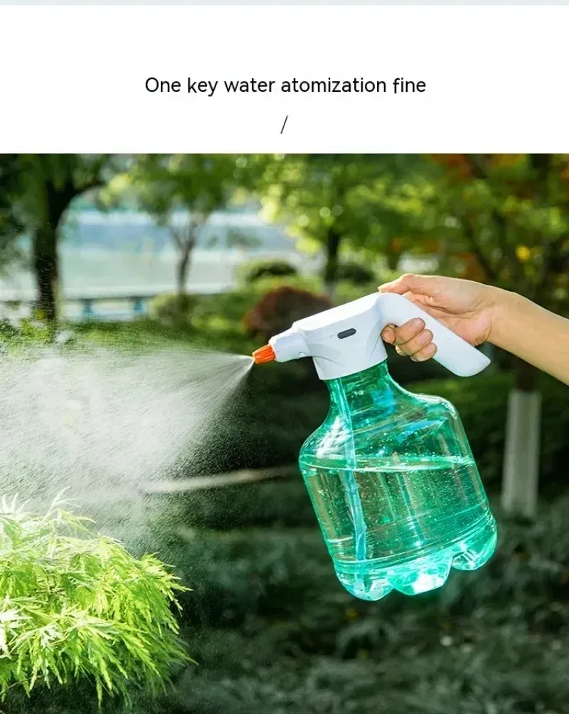 Pulvérisateur de jardin en utilisation