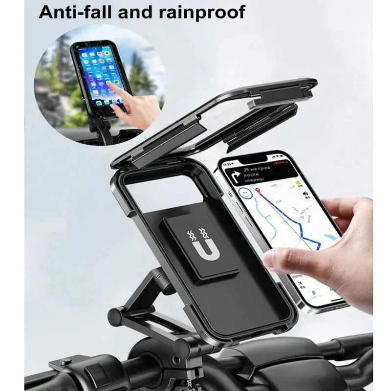 Ce titre est déjà en français. Voici une version nettoyée, sans mots-clés superflus :
Support de téléphone étanche pour moto, réglable et rotatif, compatible iPhone - Image 1