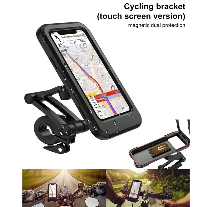 Support de téléphone étanche pour moto et vélo