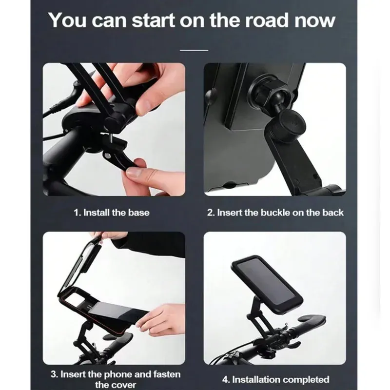 Support de téléphone pour moto avec écran tactile actif