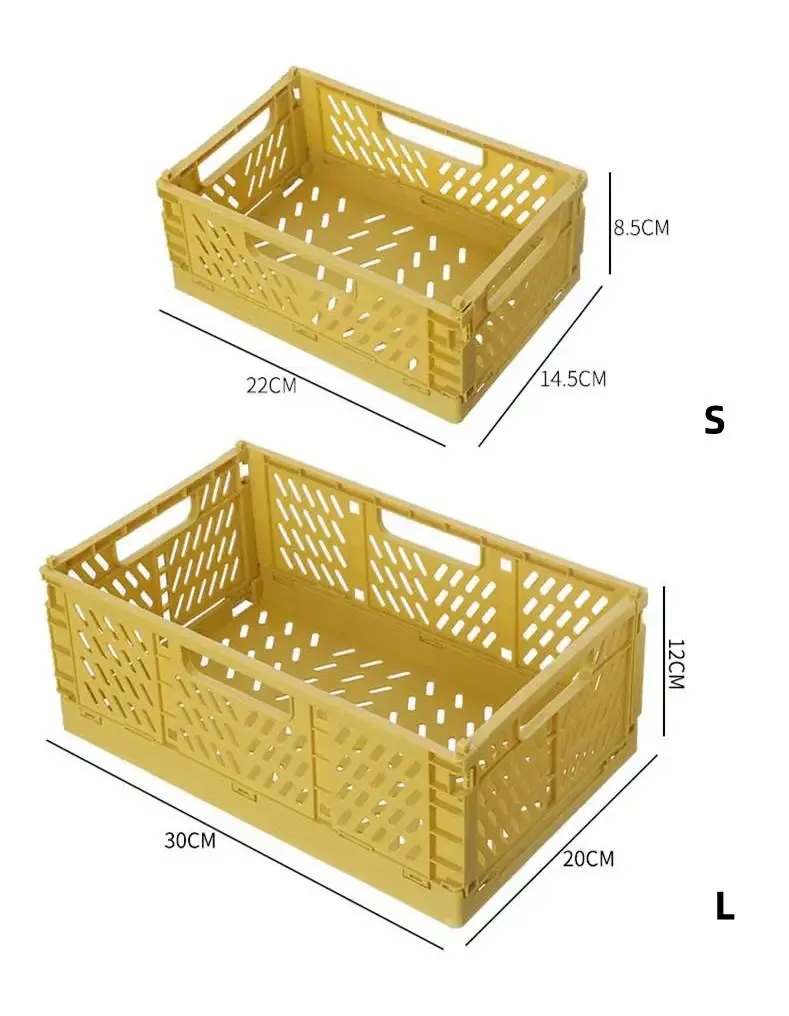 Panier de rangement pliable dans la cuisine