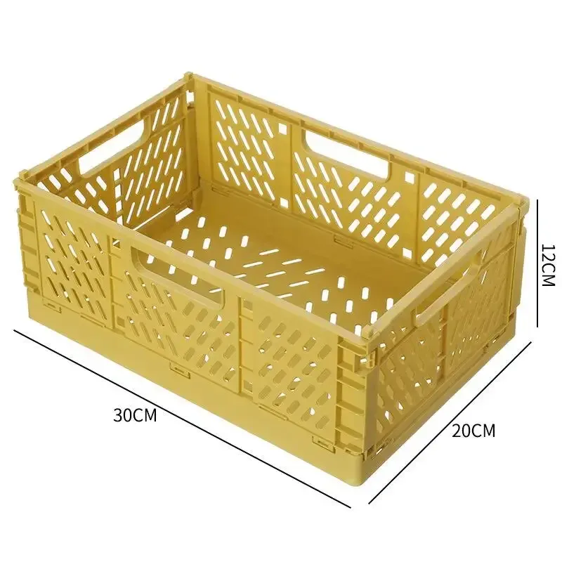 Panier de rangement pliable pour garde-robe, cuisine et salle de bain 13