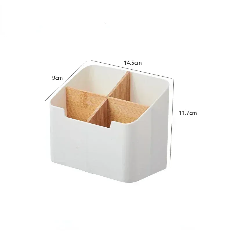 Organisateur de télécommande TV, support de table, boîte de rangement polyvalente pour bureau, organisateur de chambre et de salon 10