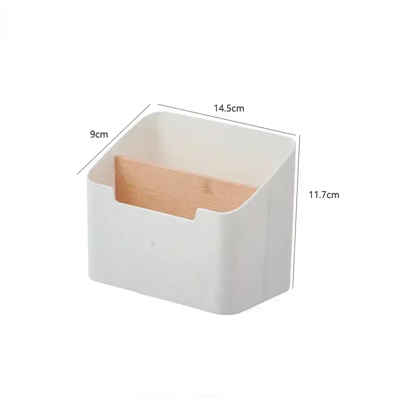 Organisateur de télécommande TV, support de table, boîte de rangement polyvalente pour bureau, organisateur de chambre et de salon 9