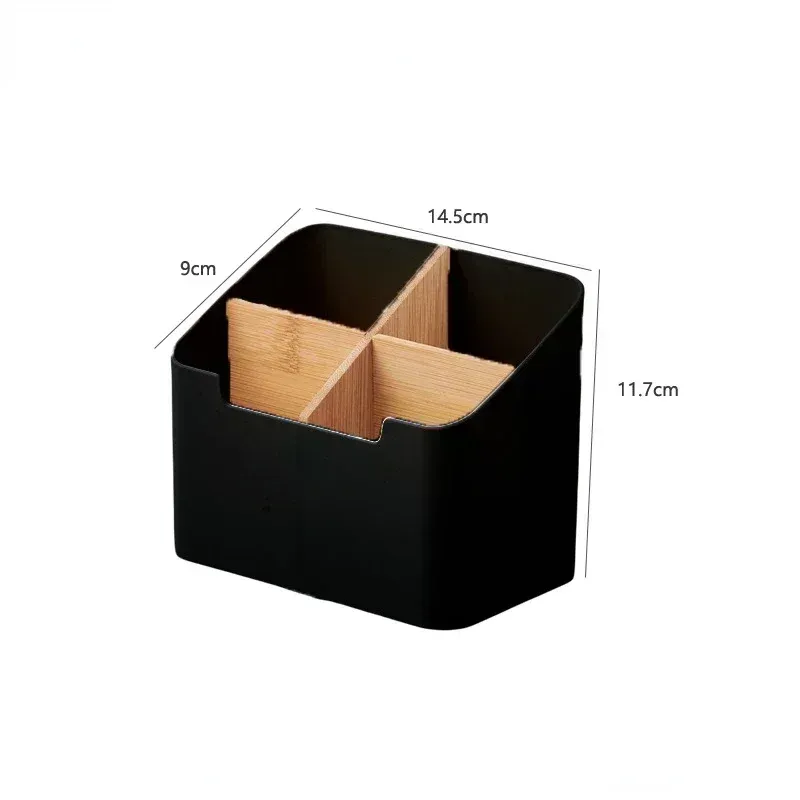 Organisateur de télécommande TV, support de table, boîte de rangement polyvalente pour bureau, organisateur de chambre et de salon 7